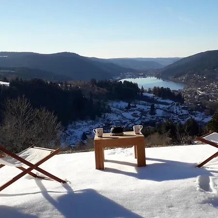 De 4 Chambres A Avec Magnifique Vue Sur Le Lac Jardin Amenage Et Wifi A 1 Km Des Pistes Lägenhet *
